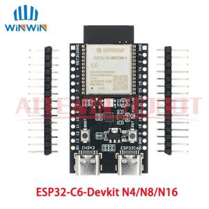 ESP32 ESP32-C6 WiFi + Bluetooth 사물 인터넷 듀얼 Type-C 개발 보드 코어 보드 ESP32-C6-DevKit C N4R2 Arduino 용