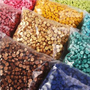 200 Pcs 왁스 인쇄 비즈 우표에 대 한 왁스 인감 물개에 대 한 왁스 래커 레트로 씰링 골드 웨딩 생일 Lacre 카드 만들기위한
