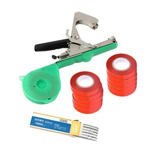 결속기 식물 정원 식물 Tapetool Tapener + 야채 포도 토마토 오이 고추 꽃용 10 롤 테이프 세트