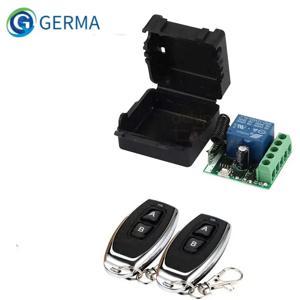 433Mhz 원격 제어 무선 스위치 DC 12V 1CH RF 10A 릴레이 수신기 및 도어 전자기 잠금 장치 용 2CH 송신기