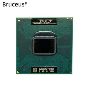 코어 2 듀오 T9600 프로세서 모바일 노트북 노트북 CPU SLG9F SLB47 소켓 PGA478 듀얼 코어 35W 2.8Ghz 6MB 캐시