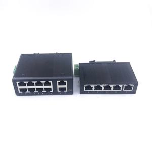 관리되지 않는 미니 5/10포트 10/100M 5V-58V 5/10포트 100M 포트 산업용 이더넷 스위치 번개 보호 4KV, 정전기 방지 4KV