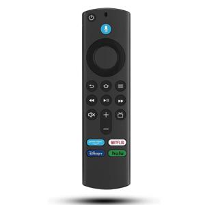 Fire TV Stick 4K Max 3세대 스틱 라이트 큐브 스마트 TV 컨트롤러용 교체용 Bluetooth 음성 원격 제어는 Alexa와 함께 작동합니다.