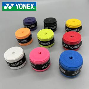 YONEX 오버그립 배드민턴 라켓 비스코스 미끄럼 방지 땀 흡수 Yy 플랫 테이프 그립 핸들 테니스 스포츠 래핑 테이프
