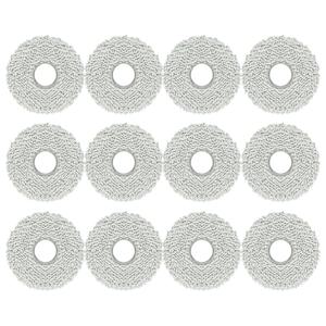 Dreame 세척 가능 걸레질 패드, L10S, L10, L20, L30, X30, Ecovacs Deebot X2 Omni, T20 Omni, T10 Omni, X1 Omni, 12 팩