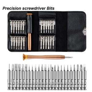 25 In 1 Torx 정밀 드라이버 비트 세트 핸드 툴 스크류 드라이버 키트 Xiaomi 휴대 전화 수리 도구 용 스크루 드라이버 세트