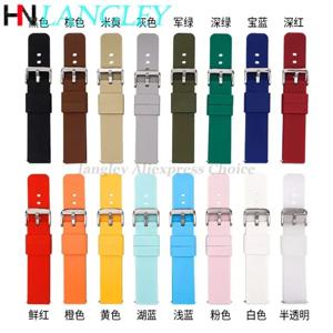 10/12/14/15/16/18mm 19mm 20mm 21mm 22mm 24mm 화웨이 GT2/GT3 스마트 시계 팔찌 갤럭시 시계 3 용 퀵 릴리스 실리콘 스트랩