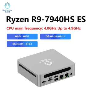 Genmachin AMD Ryzen7 7840HS Ryzen9 7940HS 미니 PC Win11 DDR5 32GB 6400Mhz RAM M.2 2280 SSD WIFI6 BT5.2 데스크탑 pc 게임 컴퓨터
