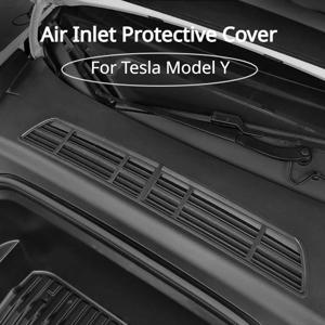 Tesla Model 3 Y 용 공기 흡입구 보호 커버 곤충 방지 네트 전면 트렁크 에어컨 커버 흡기 그릴 클린 필터