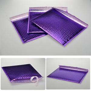 20/50Pcs 보라색 버블 봉투 포장 가방 패키지 가방 중소기업 포장 주문용 우편 봉투 택배 가방