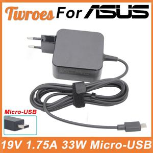 ASUS Eeebook X205 X205T X205TA E202SA E205SA E20 EXA1206UH 용 마이크로 USB 19V 1.75A 33W 전원 공급 장치 노트북 노트북 어댑터