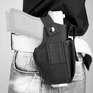 야외 전술 사냥 홀스터 나일론 숨겨진 총 주머니 글록 Sig Sauer Beretta Kahr IWB 일반 전술 장비