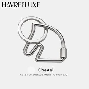 말 머리 가방 매력 가방에 적합 Cheval 열쇠 고리 장식 버클 가방 어깨 끈 가방 펜던트 H 너무 속도 열쇠 고리
