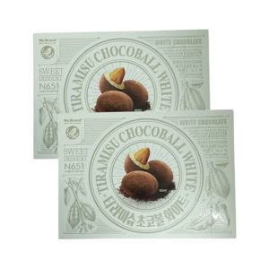 노브랜드 티라미슈 초코볼 화이트 150g X 2개