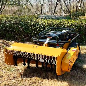 맞춤형 원격 제어 16 HP 800 1000 mm 가솔린 로봇 잔디 깎는 기계 잔디 절단기 Flail 모어 크롤러 모어 가솔린 잔디 깎는 기계