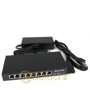 DSLRKIT 모든 기가비트 패시브 PoE 스위치 인젝터, 8 포트, 120W UAP AC 라이트 LR, 24V