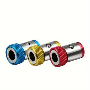 마그네틱 스크류 링 비트 자화 장치 링 금속 자화 장치 나사, 1/4 인치/6.35mm 육각 드라이버 및 전원 비트용 탈착 가능