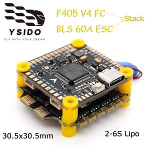 F405 V3 비행 컨트롤러 BLS 4-in-1 60A ESC 2-6S Lipo 30.5x30.5mm 원격 제어 FPV 레이싱 드론 쿼드콥터용 스택/플라이타워