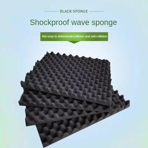 10pcs 30x20cm 고밀도 충격 흡수 웨이브 스폰지 방음 및 쿠션 도구 상자 스폰지 계란 패드 사용자 정의 크기