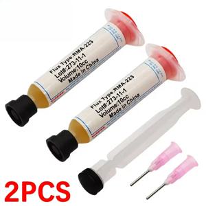 10cc 액체 납땜용 땜납 페이스트 RMA223 RMA-223 납땜 페이스트 그리스 컴퓨터 칩 폰 LED BGA SMD PGA PCB 수리 공구