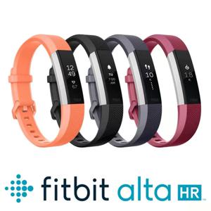 Fitbit Alta HR 스마트 손목 밴드, 피트니스 트래커, 심박수 및 활동 트래커, 대형 및 소형, 준비 재고