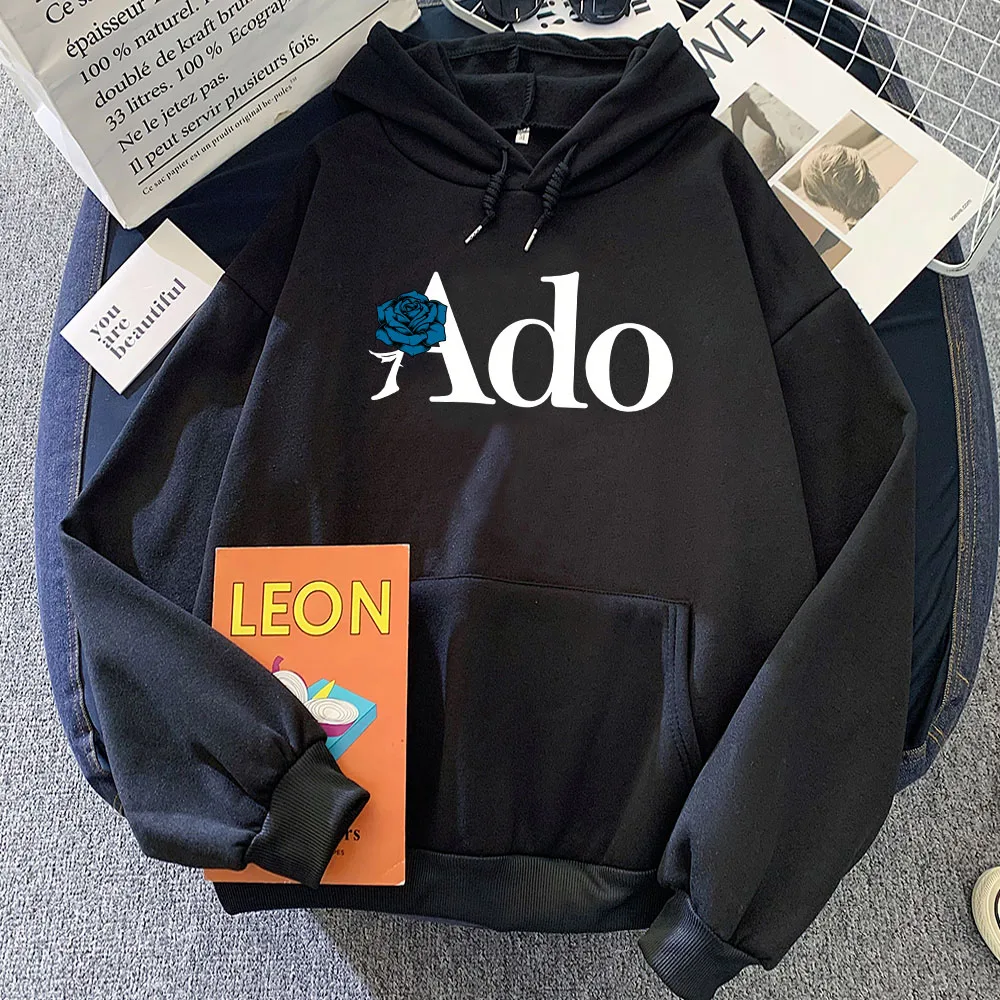 Ado Wish 앨범 그래픽 후드 겨울 여성/남성 후드 티셔츠 일본 가수 패션 스타일 Sudaderas 인쇄 의류 여성