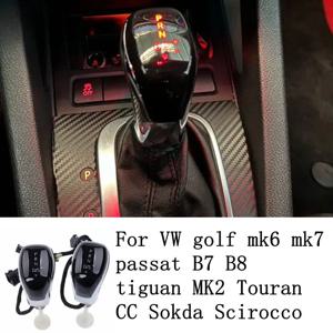Vw 골프 Mk6 Mk7 Passat B7 B8 Tiguan Mk2 Dsg 폭스바겐 자동 변속기 기어 박스 핸들 용 전자 Led 시프트 핸들