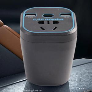 12V/24V ~ 220V 변환기 자동차 전원 인버터 Type-C 다기능 충전기 소켓 3.1A 고속 충전기 자동차 전원 변환기