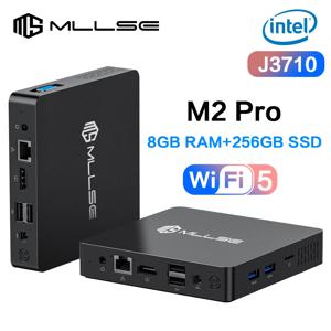 MLLSE M2 Pro 미니 PC 강력한 8GB RAM, 256GB SSD, Intel J3710, Windows 10 - 컴팩트하고 가정, 비즈니스 및 게임에 이상적