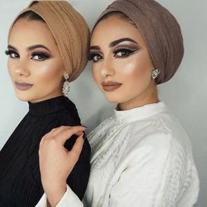 뜨거운 판매 이슬람 crinkle hijab 스카프 부드러운 면화 이슬람 머리 스카프 숙녀 shawls headwrap 아프리카 머리 스카프 hijab femme musulman