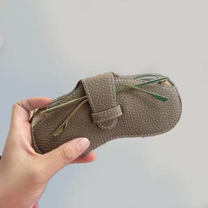 안경 케이스 여성 가죽 부드러운 안경 가방 패션 휴대용 선글라스 상자 가방 액세서리 안경 케이스 선글라스 상자