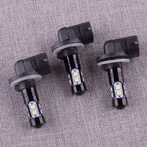 3Pcs LED 헤드 라이트 전구 9V-30V 50W 6000K 폴라리스 스포츠맨에 적합 550 570 600 700 800 850 1000 ACE Magnum Hawkeye RZR Ranger