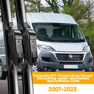 Fiat Ducato III MK3 푸조 복서 관리자 시트로엥 릴레이 점퍼 Opel Vauxhall Movano 2007 - 2023 용 앞 유리 와이퍼 블레이드