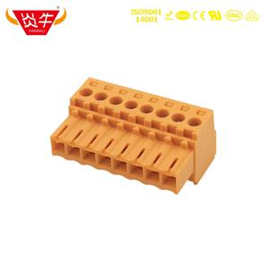 WEIDMULLR 오렌지 PCB 커넥터, 플러그인 터미널 블록, 피닉스 컨택트, 3.5mm BL 3.50/180 KF2EDGKJ 3.5, 2P ~ 16P, 10 개