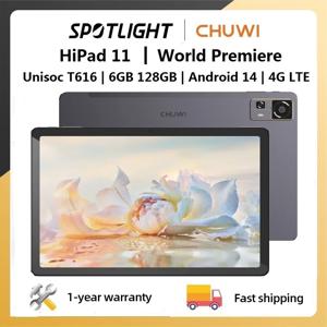 CHUWI HiPad 11 태블릿, 10.95 인치 FHD IPS 스크린, Unisoc T616 Qcta 코어 패드, 4G LTE 네트워크 태블릿 PC, 6GB, 128GB, 안드로이드 14 태블릿