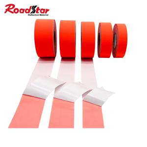 Roadstar 반사 스티커, 형광 주황색 자체 접착 경고 테이프, 의류에 DIY 커팅 스틱, 자동차 데칼 안전 마크