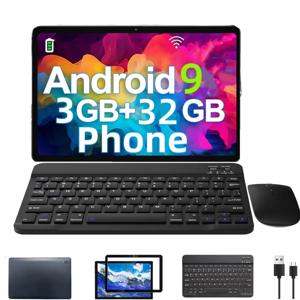 10.1인치 4G 전화 통화 태블릿 PC 3GB RAM 32GB ROM T4-129L Android 9.0 MTK8765 쿼드 코어 64비트 1280 x 800 픽셀 듀얼 카메라