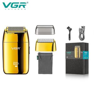 VGR 면도기 전기면도기 면도기전기 휴대용면도기 전기 면도기 깎는 도구 전문적인 면도칼 전기 면도기 왕복 면도 기계 가지고 다닐 수 있는 수염 트리머 미니 남성용 면도기 V-399