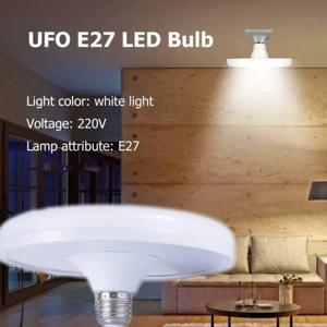슈퍼 브라이트 E27 LED 전구, UFO LED 조명, 에너지 절약 화이트 조명, 테이블 램프, 홀 바, 사무실 가정용, 20W, 220V, 1 PC