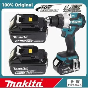 Makita-100% 기존 충전식 전동 공구 배터리 5.0Ah 18V BL1830 BL1850 BL1840 BL1860 BL1815, 교체 가능한 LED 리튬 이온