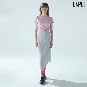 [최초가 129000원] 더블 플리츠 미디 스커트_LPSKM123010