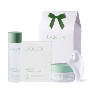 랩클 비건 수딩 토너 150ml + 랩클 비건 수딩 크림 55ml + 랩클 수딩 마스크 10매