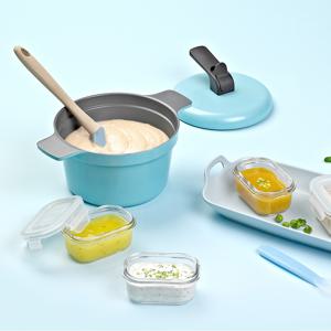 글라스락 베이비 엔드 라쁘띠 양수 6조 세트 블루