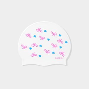 리본 캔디 실리콘 스윔 캡 화이트 (B5SUASC008WHT)