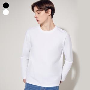 게스진 남성 촉촉스판 라운드긴팔티 MP1K9451