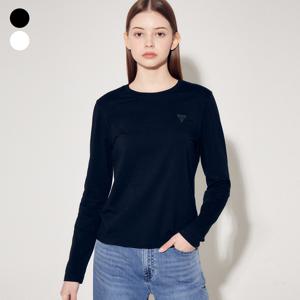 게스진 여성 촉촉스판 라운드긴팔티 YP1K9451