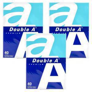 더블에이 복사용지 80gsm 40매, A4, 120매
