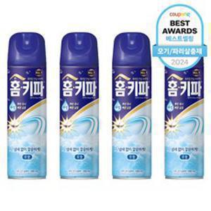 홈키파 에어졸 무향 모기 파리 살충제, 4개