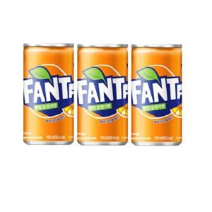 환타 오렌지 190ml 60캔 과즙 탄산 드링크 미니캔