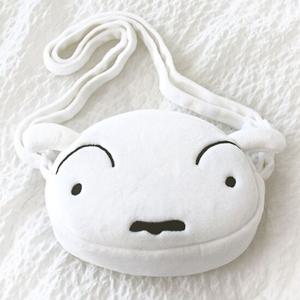 RT 짱구 얼굴 크로스백 파우치 흰둥이 캐릭터 가방